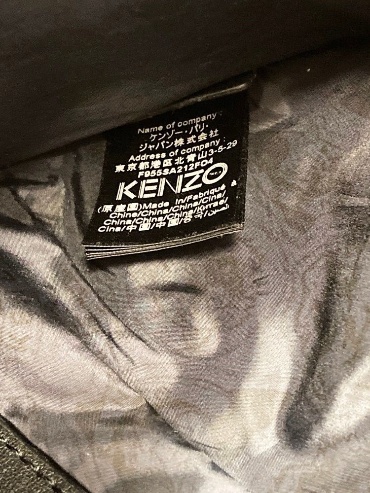 ケンゾー KENZO Dragon Kenzo Bumbag ドラゴン ロゴ 黒 ショルダーバッグ バッグ メンズバッグ ショルダーバッグ・メッセンジャーバッグ 刺繍 ブラック 101bag-120