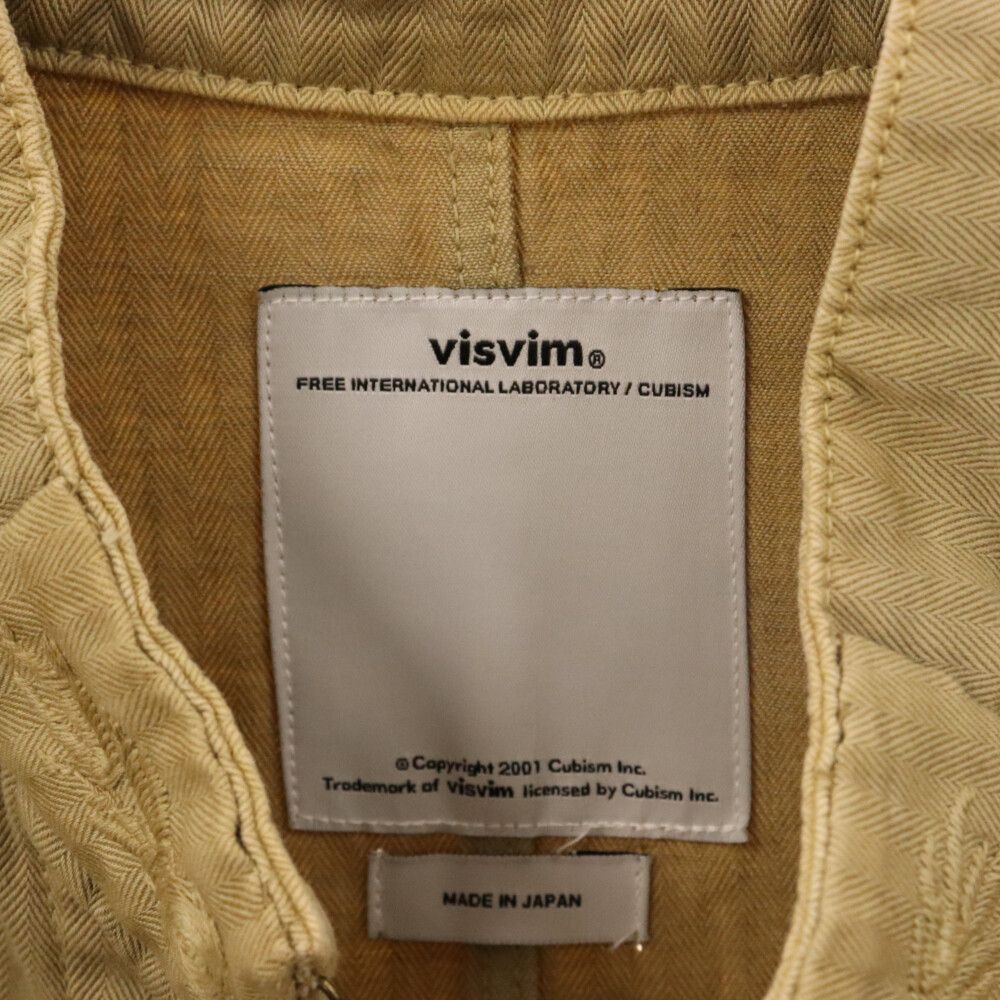 VISVIM (ヴィスヴィム) 14SS LUGLI JKT コットン リネン ボタン 