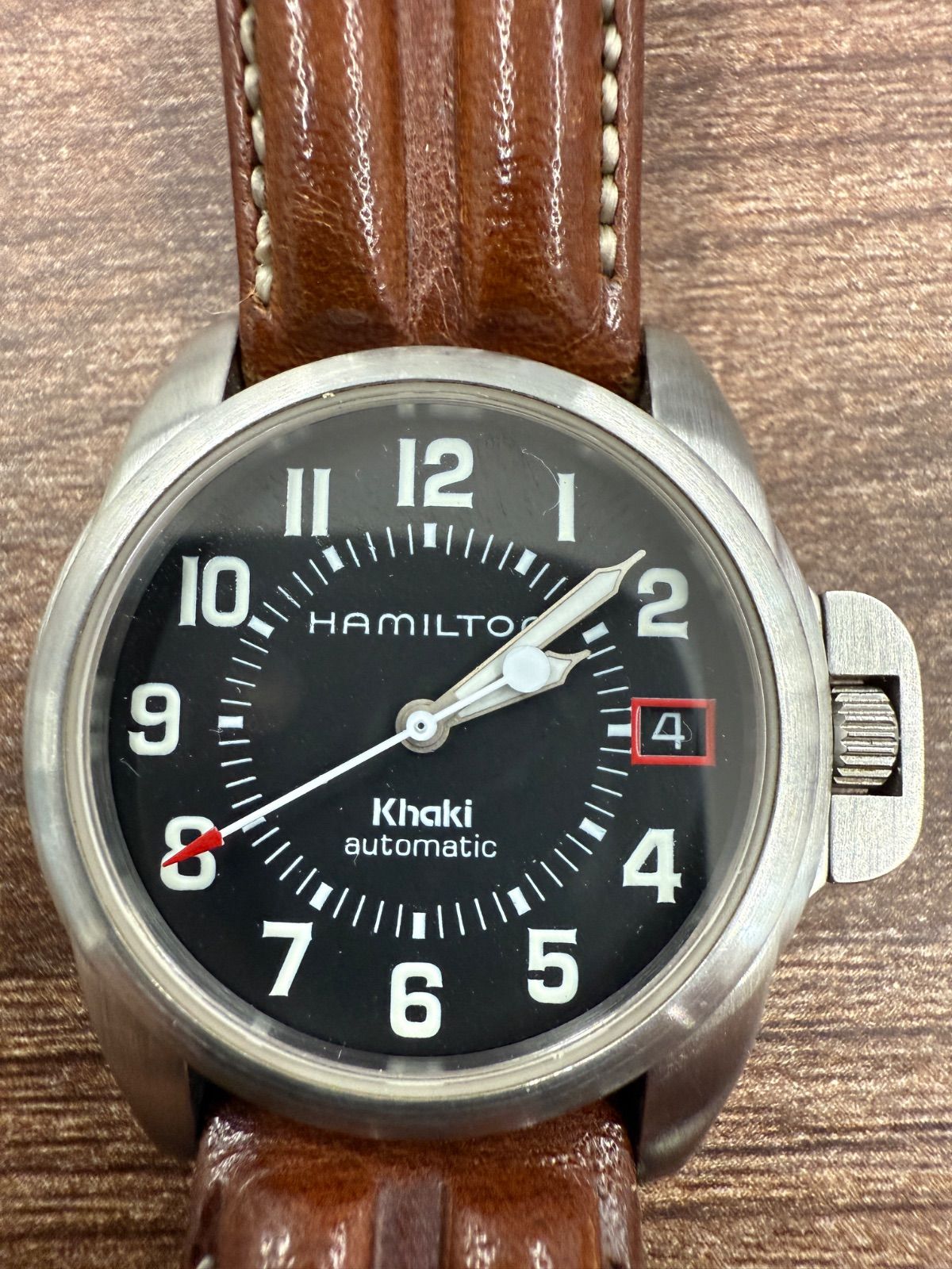 HAMILTON Khaki 自動巻き腕時計 6305 HAMILTON ハミルトン 6305 カーキ