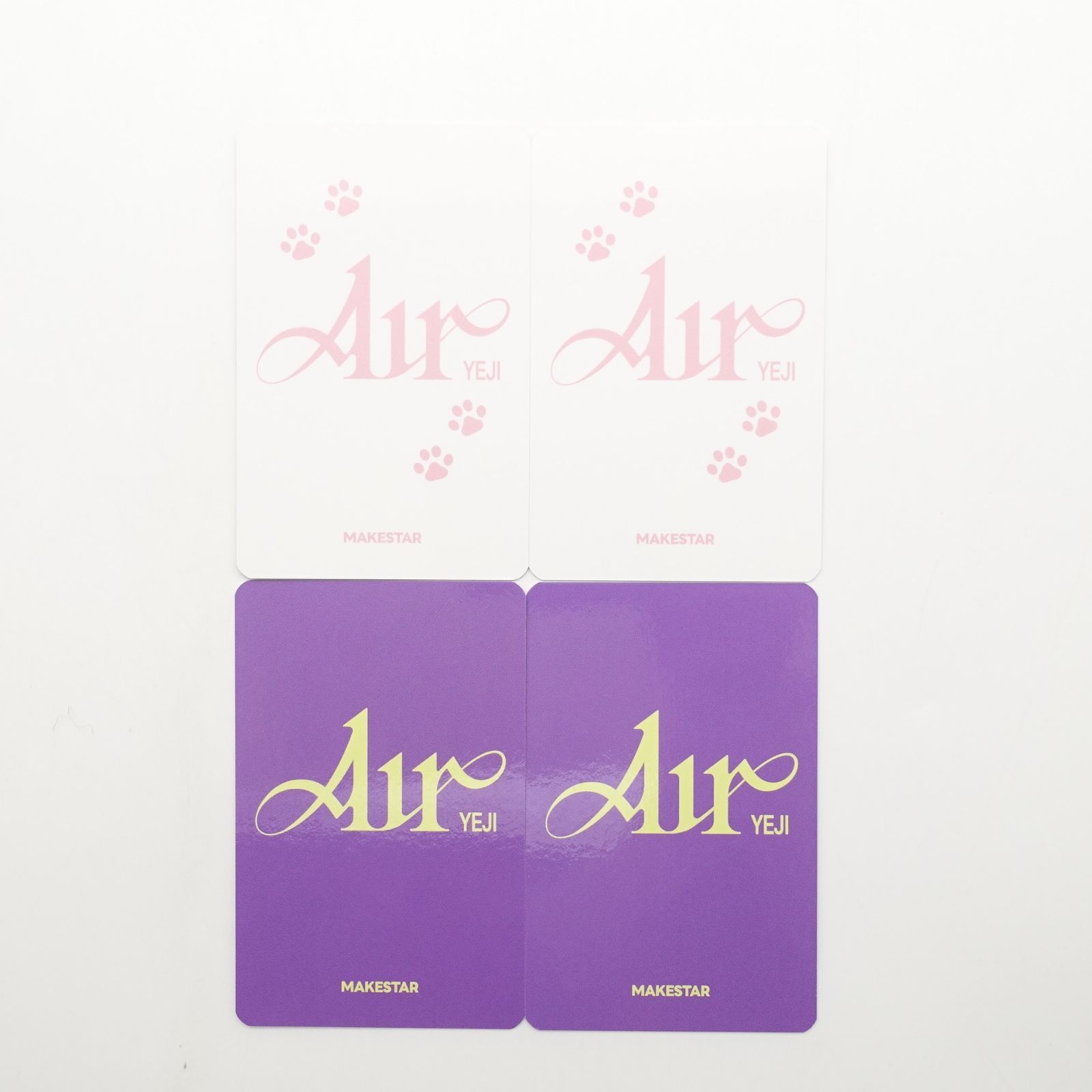 ITZY yeji Air makestar 対面サイン会 トレカセット ITZY イェジ Air makestar 対面 サイン会 限定 トレカ フォト カード