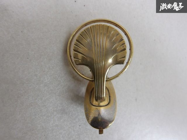 【希少？】NISSAN 日産 純正 F50 シーマ エンブレム ボンネットマスコット ボンネットエンブレム オーナメント ボンマス 即納 棚9-3-Ｃ