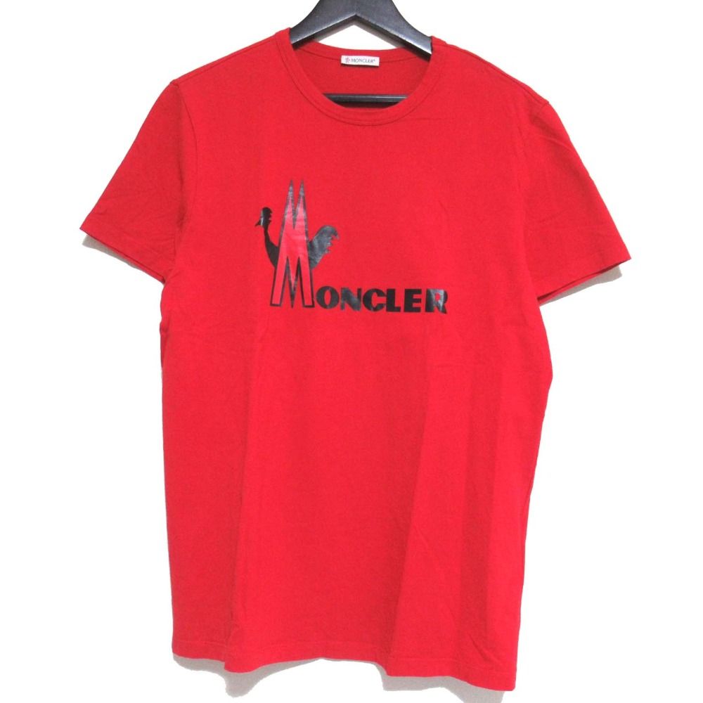 MONCLER ロゴミニワッペン 半袖Ｔシャツ　コットン　Sサイズ MONCLER ロゴミニワッペン 半袖Tシャツ コットン Sサイズ