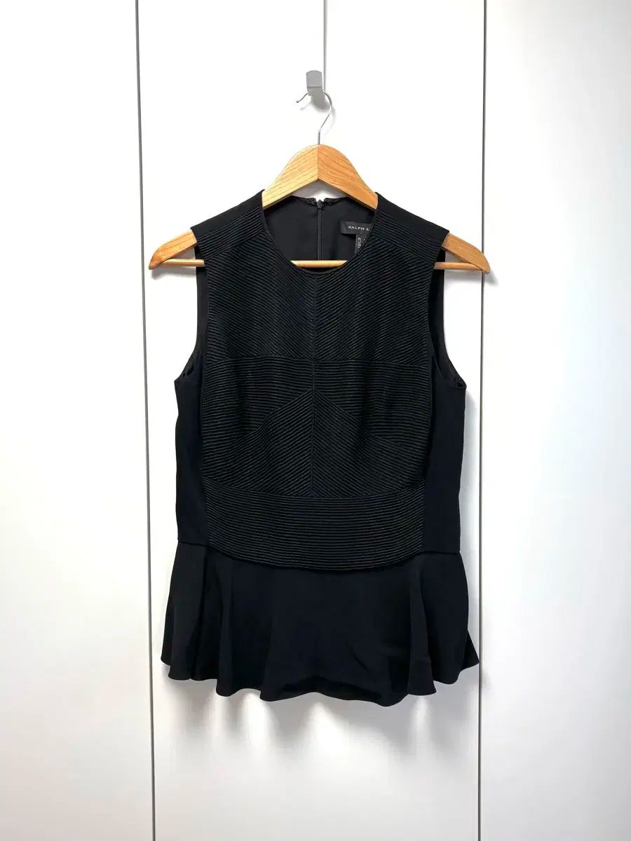 Ralph Lauren ラルフローレン シルク 黒 ノースリーブ トップス