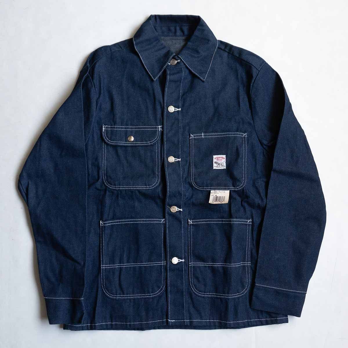 未使用品/USA製】 POINTER 【デニム カバーオール ジャケット】40
