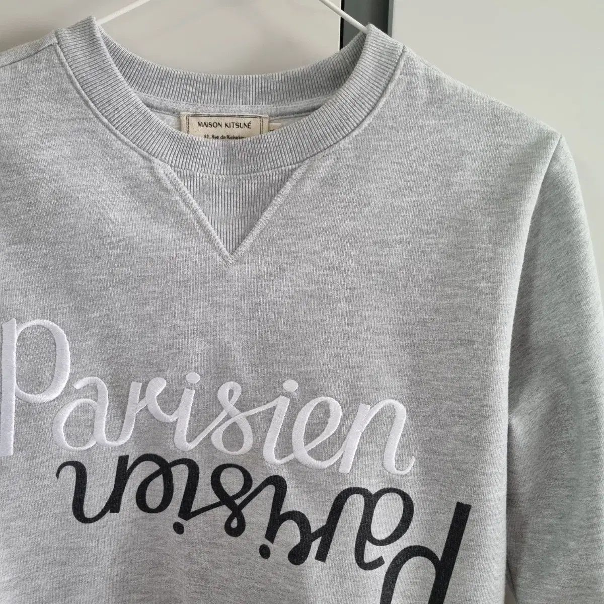 Maison Kitsuné メゾンキツネ パリジャン トレーナー Xs グレー