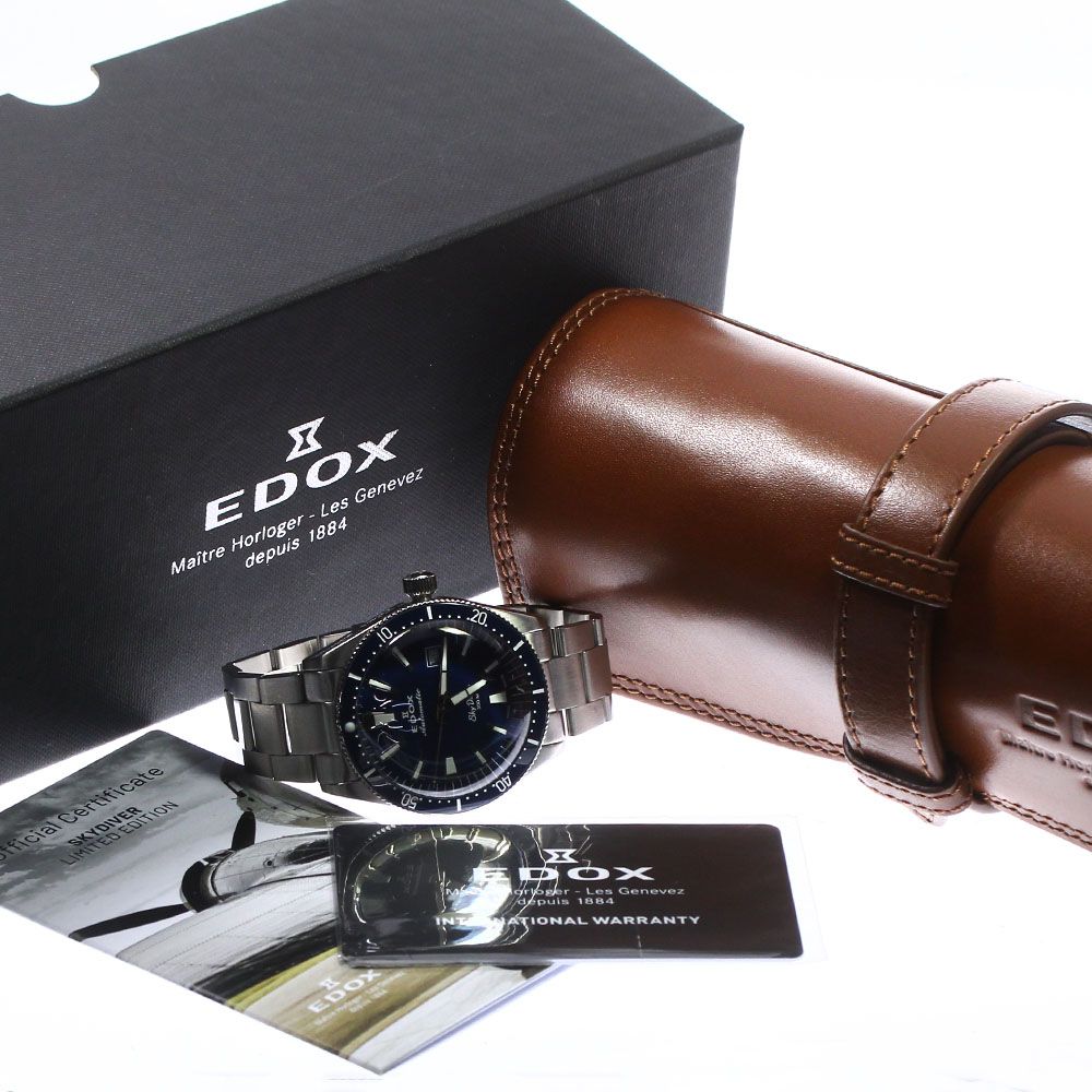 エドックス EDOX 80126 スカイダイバー 世界限定600本 自動巻き メンズ