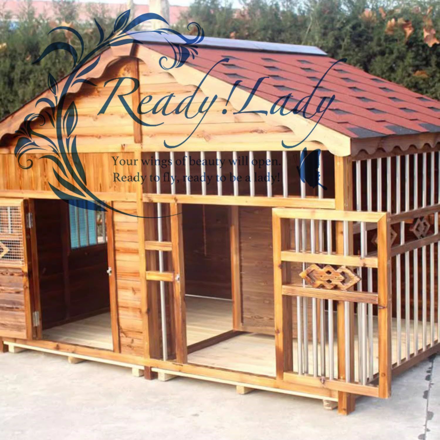犬小屋 屋外用 大型犬 暖かい 犬小屋 屋外 犬 ハウス 犬小屋 屋外冬用犬小屋 中型犬および大型犬用 135CM