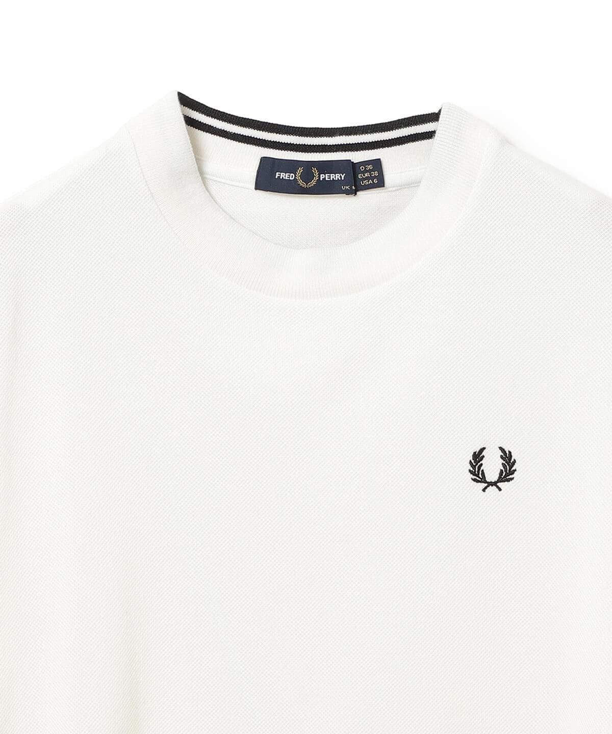 新品未使用　FRED PERRY × Ray BEAMS / 別注 オーバーサイズ Tシャツ　ホワイト　即日発送