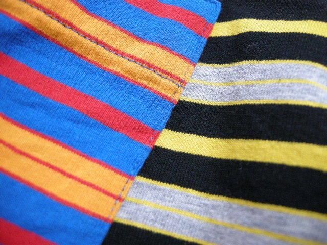 サイズ48 (M-L相当)□新品□マルニ MARNI マルチボーダーパネルTシャツ