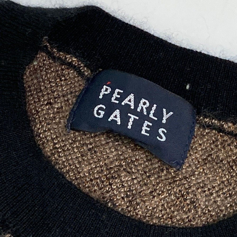 サイズ：0 PEARLY GATES パーリーゲイツ  カシミヤ混 ウールニットジャケット レオパード柄 ベージュ系 [240101491750] ゴルフウェア レディース ストスト サイズ：0 PEARLY GATES パーリーゲイツ カシミヤ混 ウール