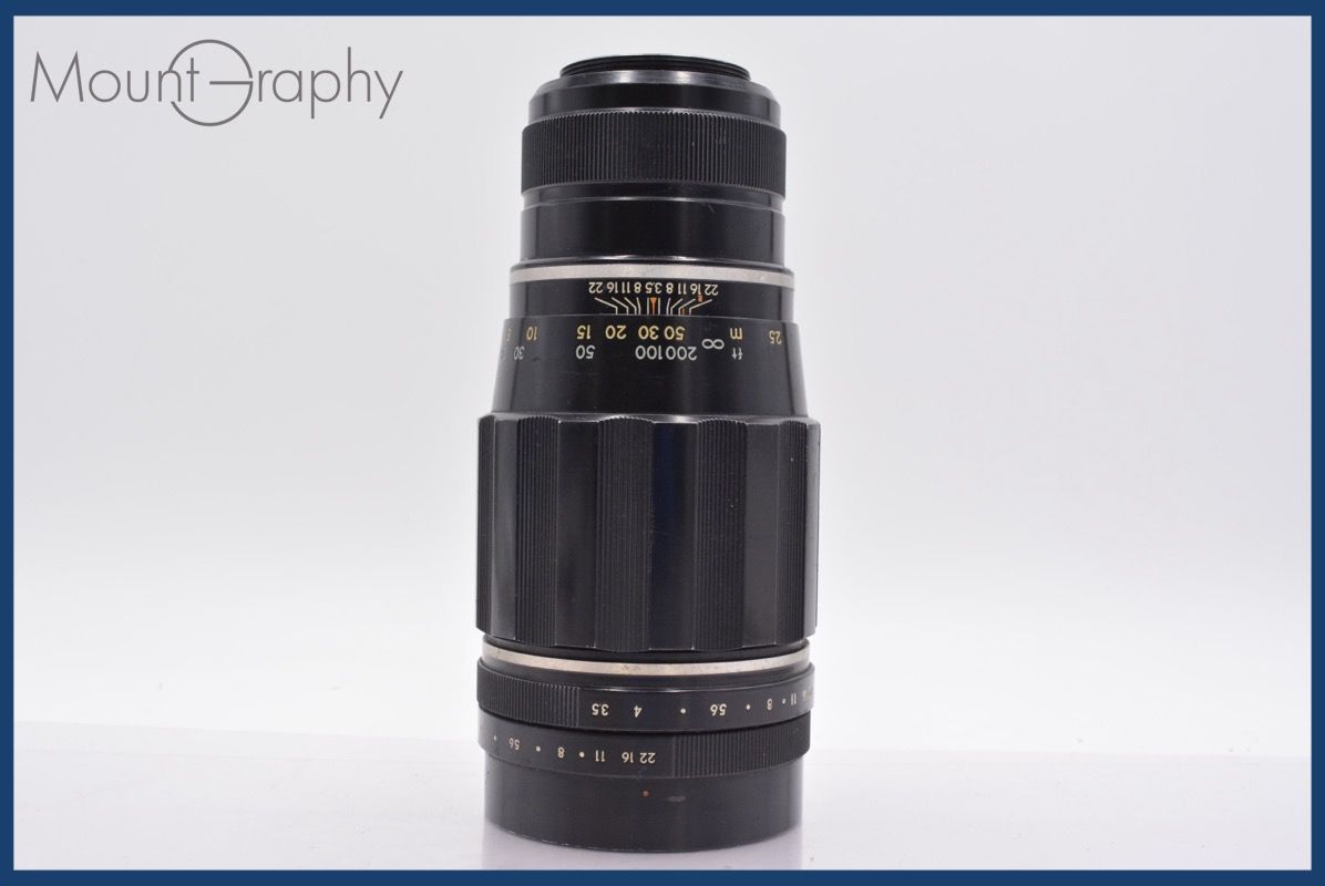 実用 ペンタックス PENTAX Takumar 200mm F3.5 後キャップ付 完動 同梱可 mj5075