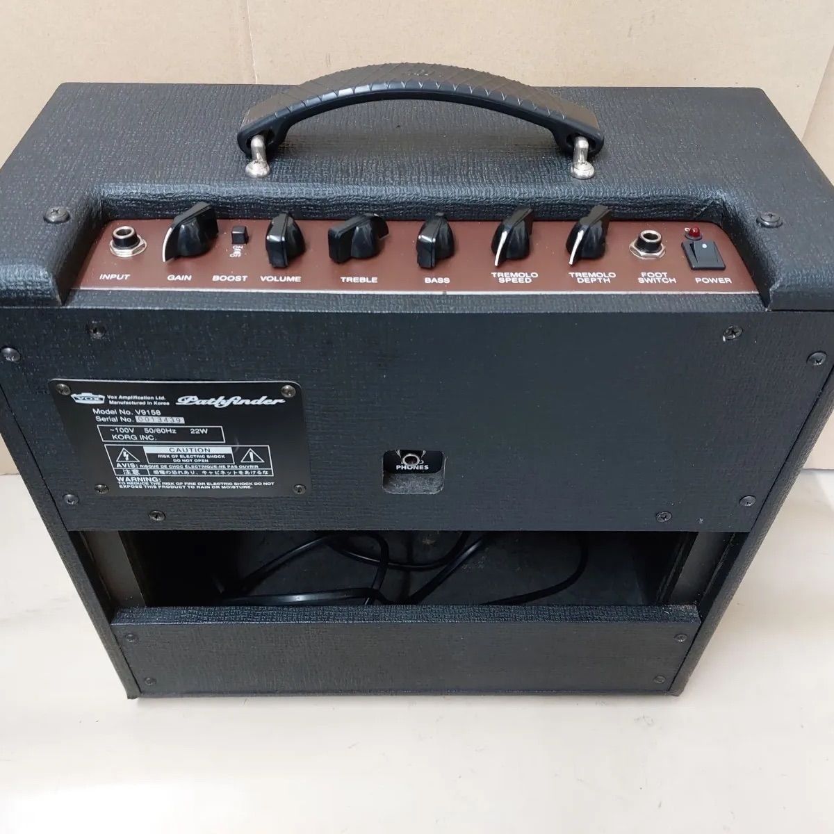 VOX V9158 ギター用アンプ 美品】VOX Pathfinder V9158 ギター VOX V9158 ギター用アンプ 美品】VOX Pathfinder V9158 ギター