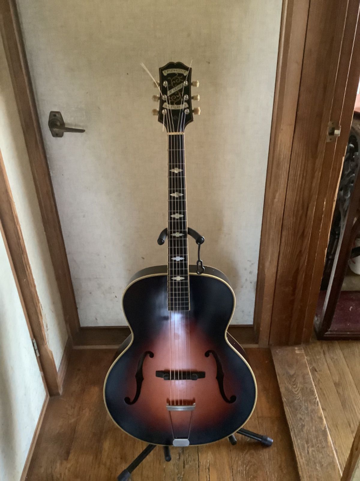 エピフォン　マスタービルドデラックス Epiphone Masterbuilt De Luxe Classic -Vintage Natural