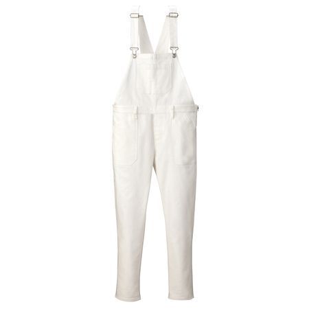 【新品・7営業日以内発送】4930269218839 SMART WORK WEAR SW151 メンズオーバーオール 色：ホワイト サイズ：L【沖縄離島販売不可】