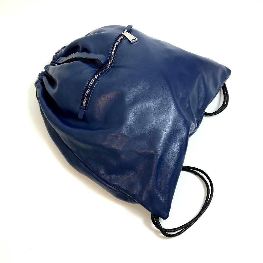 ジルサンダー ネイビー　リュック　バックパック　レザー 中古・古着通販】JIL SANDER (ジルサンダー) レザーバックパック