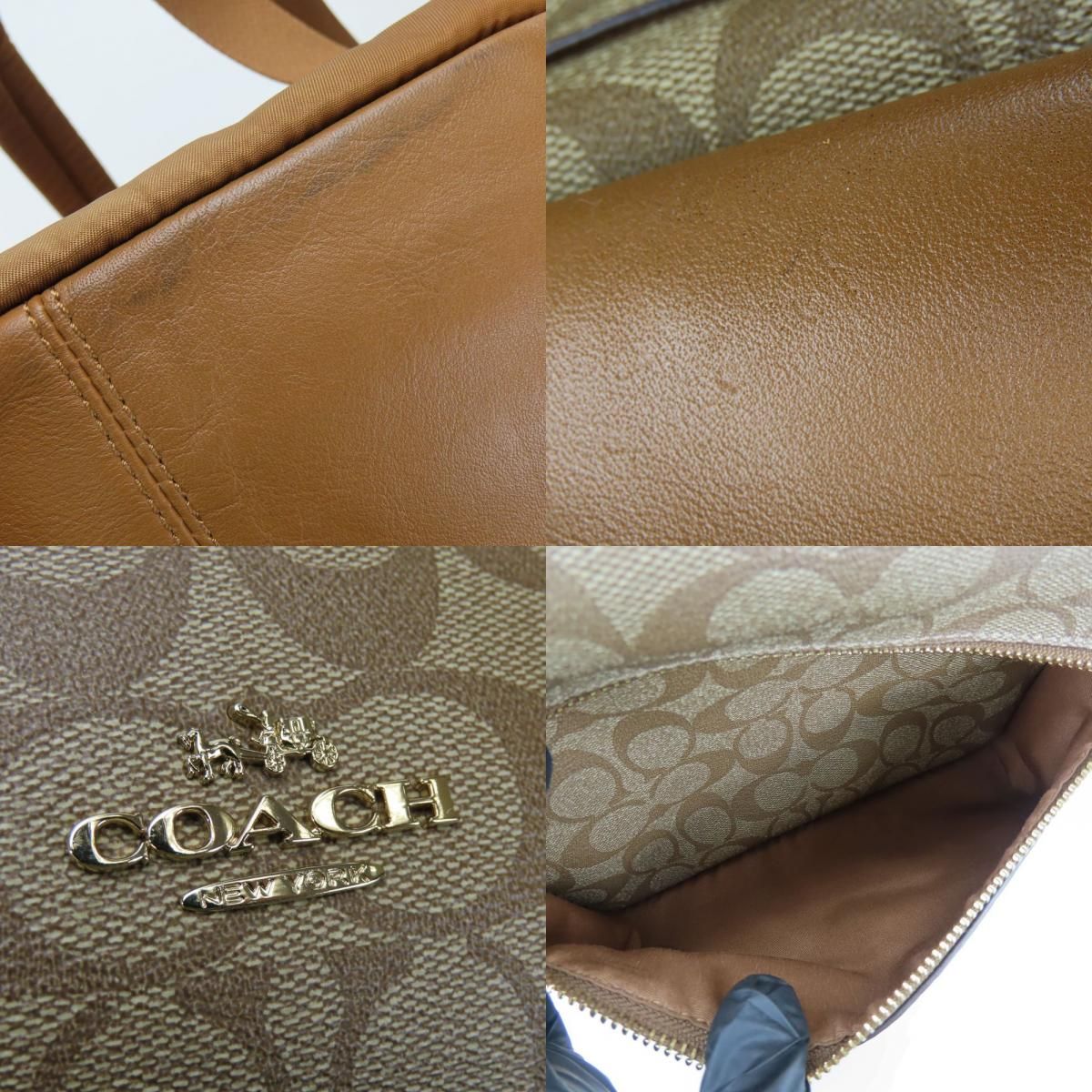 コーチ リュック・デイパック F58314 シグネチャー PVC 公式 レザー