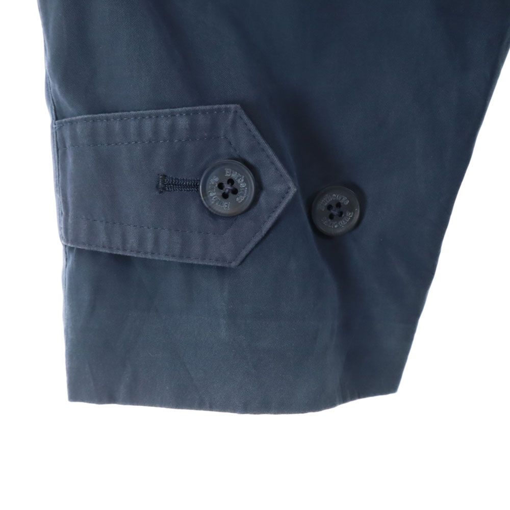 バーバリーズ 90s オールド ステンカラーコート PETITE4 ネイビー  