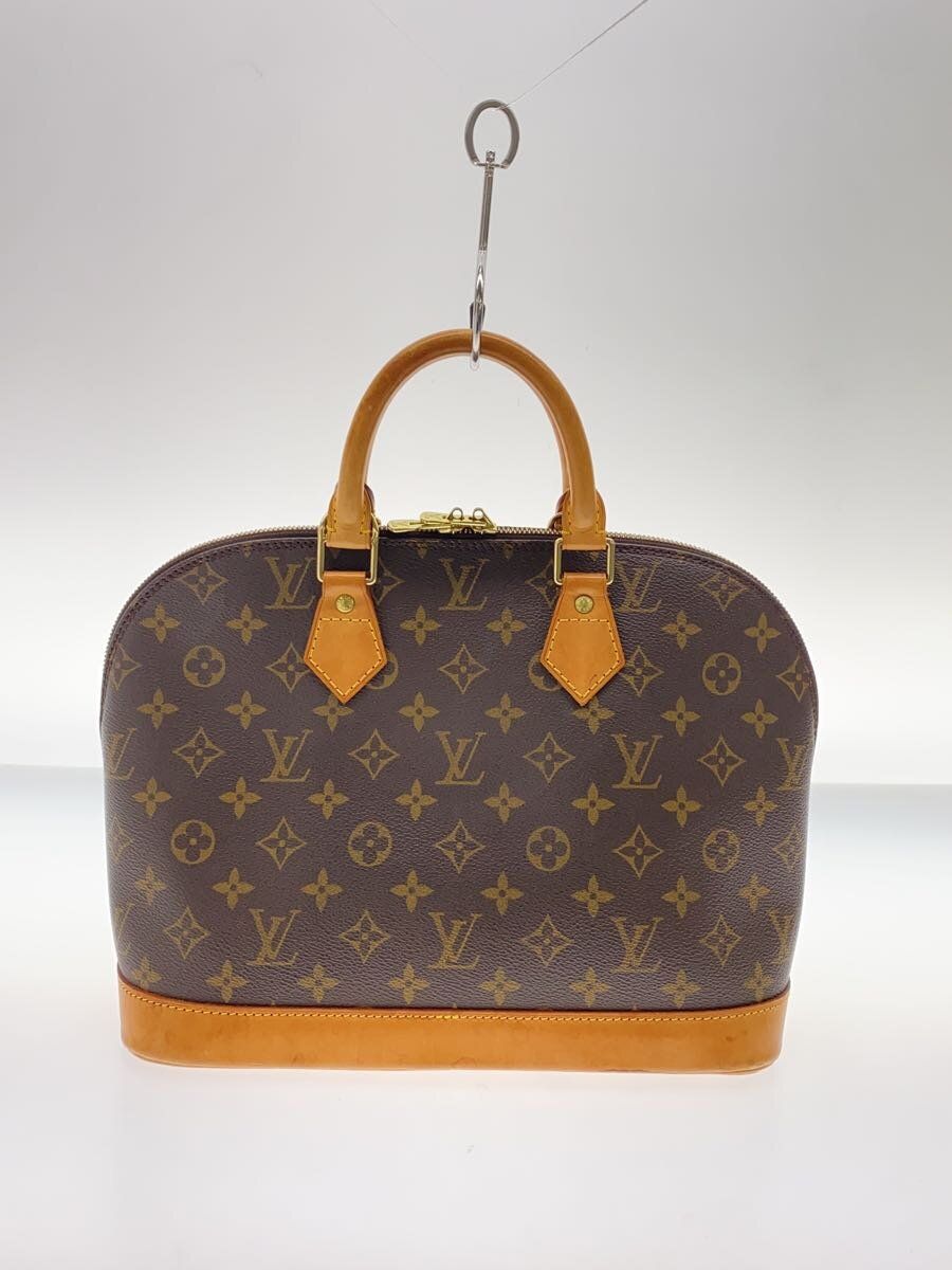 LOUIS VUITTON アルマ_モノグラム・キャンバス_BRW ハンドバッグ PVC ブラウン 総柄 M51130 - メルカリ