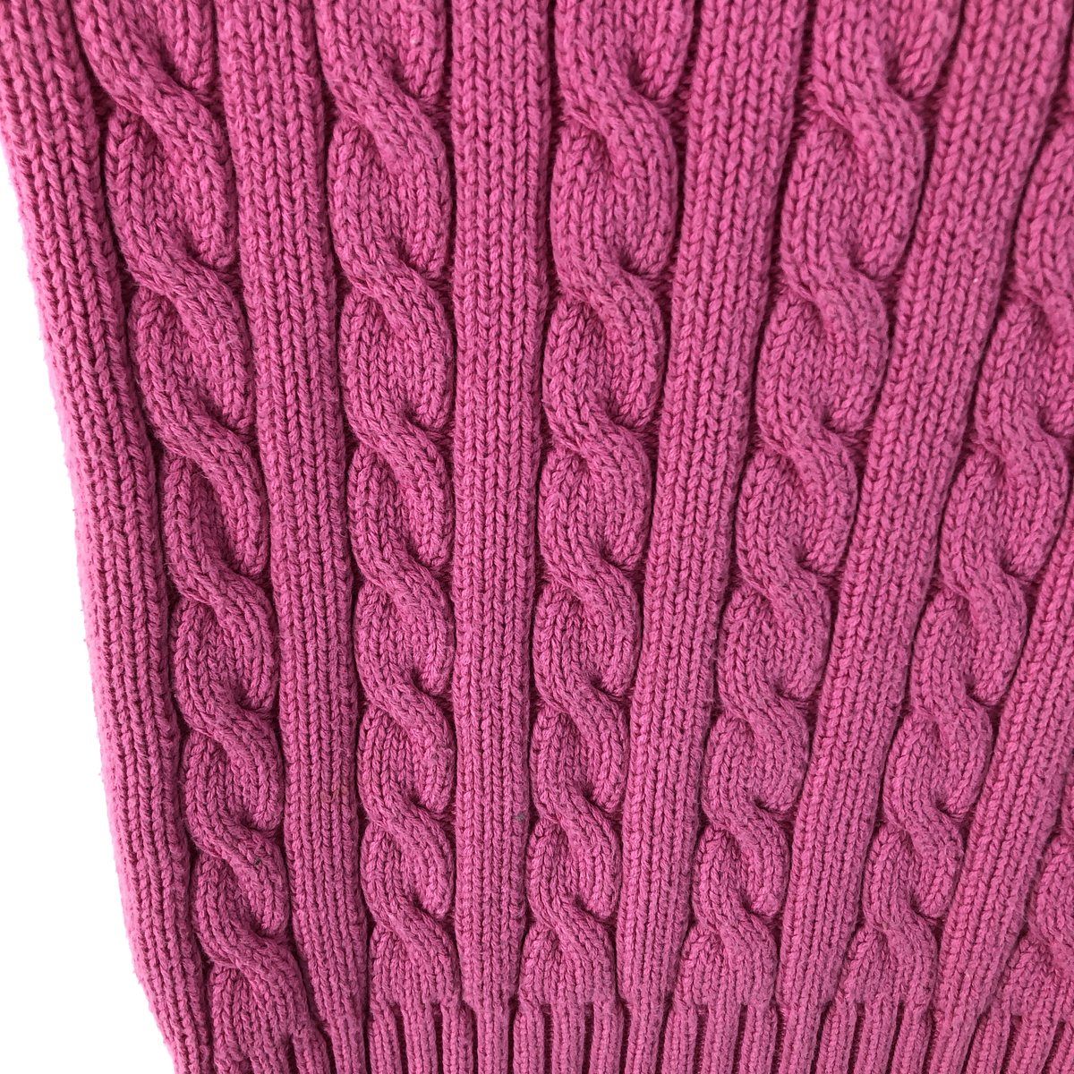 Ralph Lauren - 古着 ラルフローレン Ralph Lauren LAUREN ローレン ケーブル編み コットンニットセーター レディースM相当 /eaa531815 古着 ラルフローレン Ralph Lauren LAUREN ローレン ケーブル