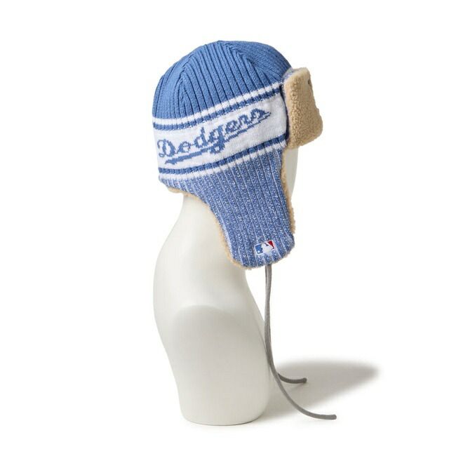 NEWERA ニューエラ ニット トラッパー ロサンゼルス・ドジャース