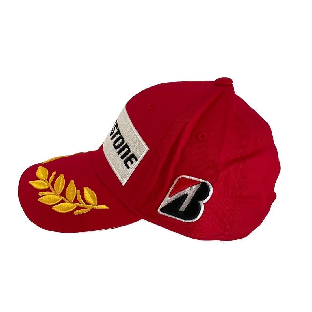 BRIDGESTONE ブリヂストン キャップ レッド フリーサイズ - メルカリ