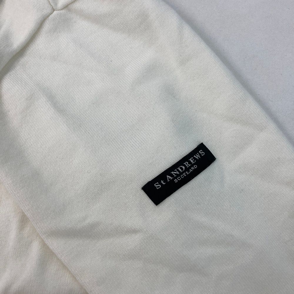 サイズ：M ST ANDREWS セントアンドリュース ジップ ニット