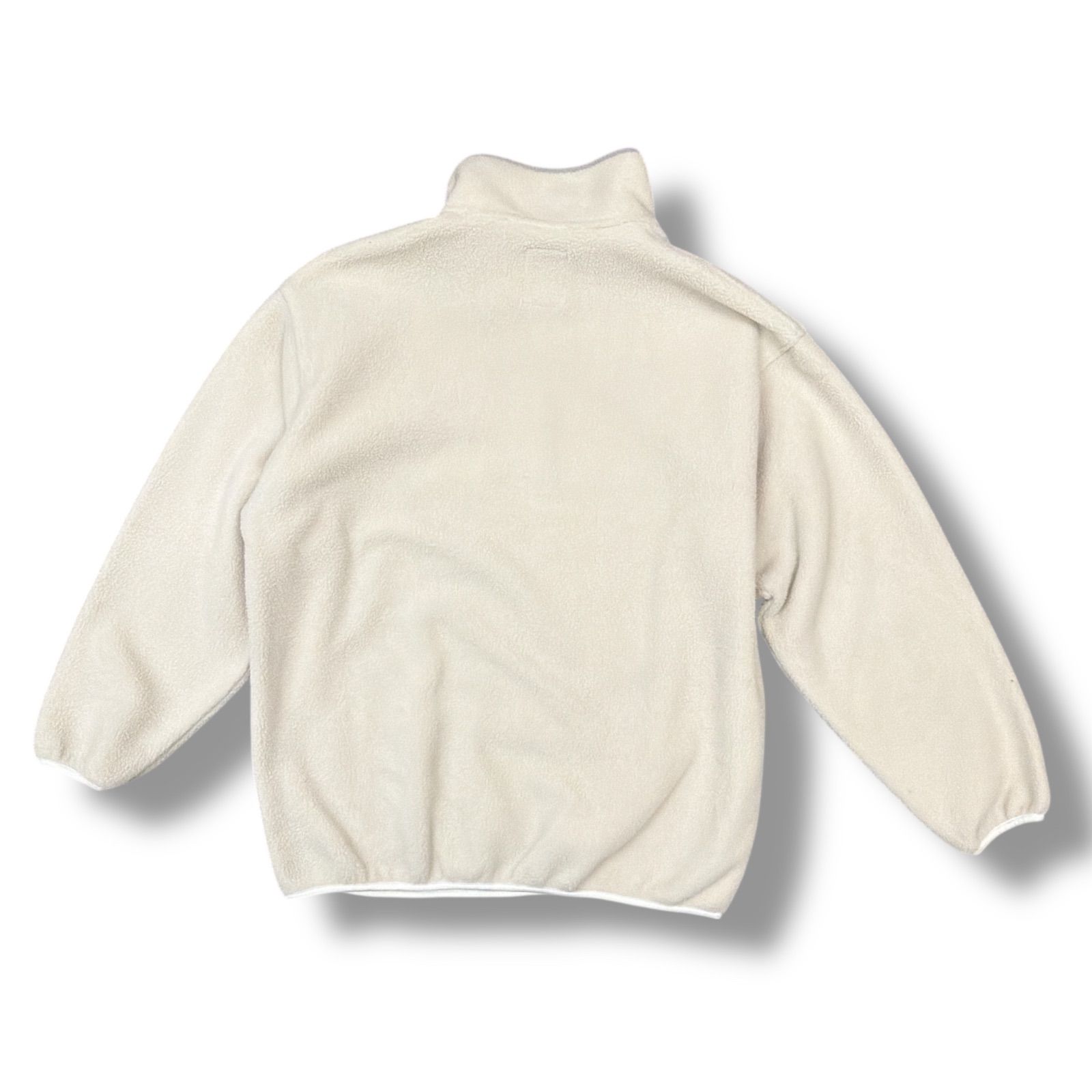 参考上代23100円 CHALLENGER 24AW PULLOVER LOGO FLEECE プルオーバーロゴフリース ジャケット チャレンジャー CLG-CS 024-010 ホワイト L 89202A3