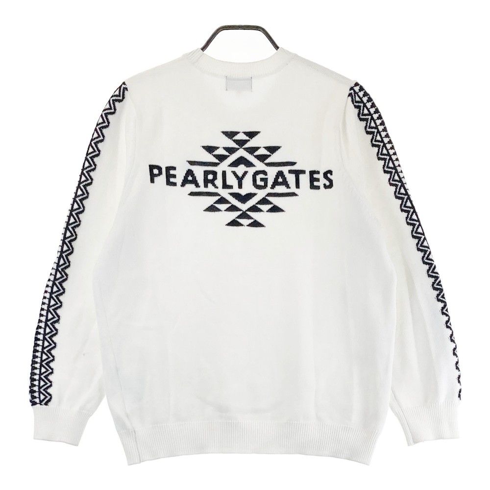 パーリーゲイツ　セーター　サイズ5 ホワイト PEARLY GATES（パーリーゲイツ） 【超美品】パーリーゲイツ 裏地付