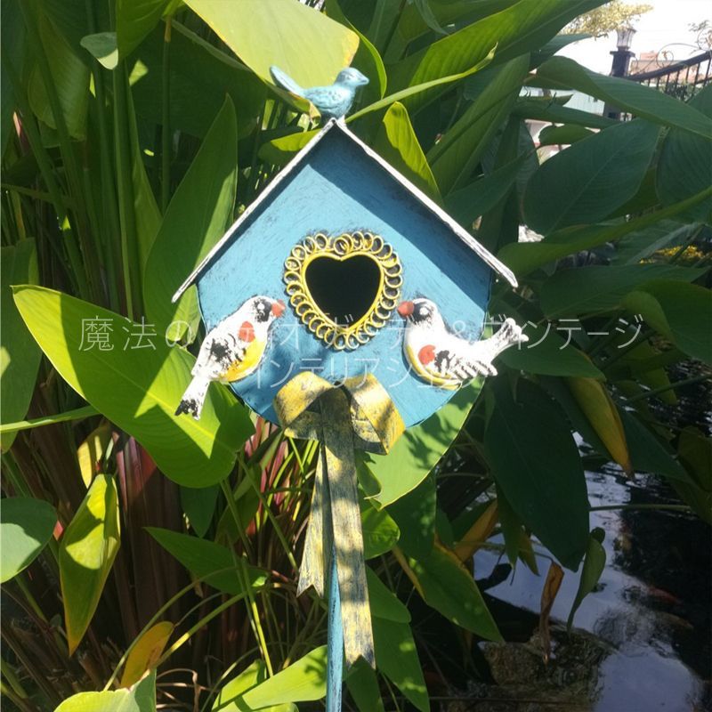 ③アイアン製　ガーデンフェンス　アンティーク風　ハート柄　シャビー　3個 ③アイアン製 ガーデンフェンス アンティーク風 ハート柄