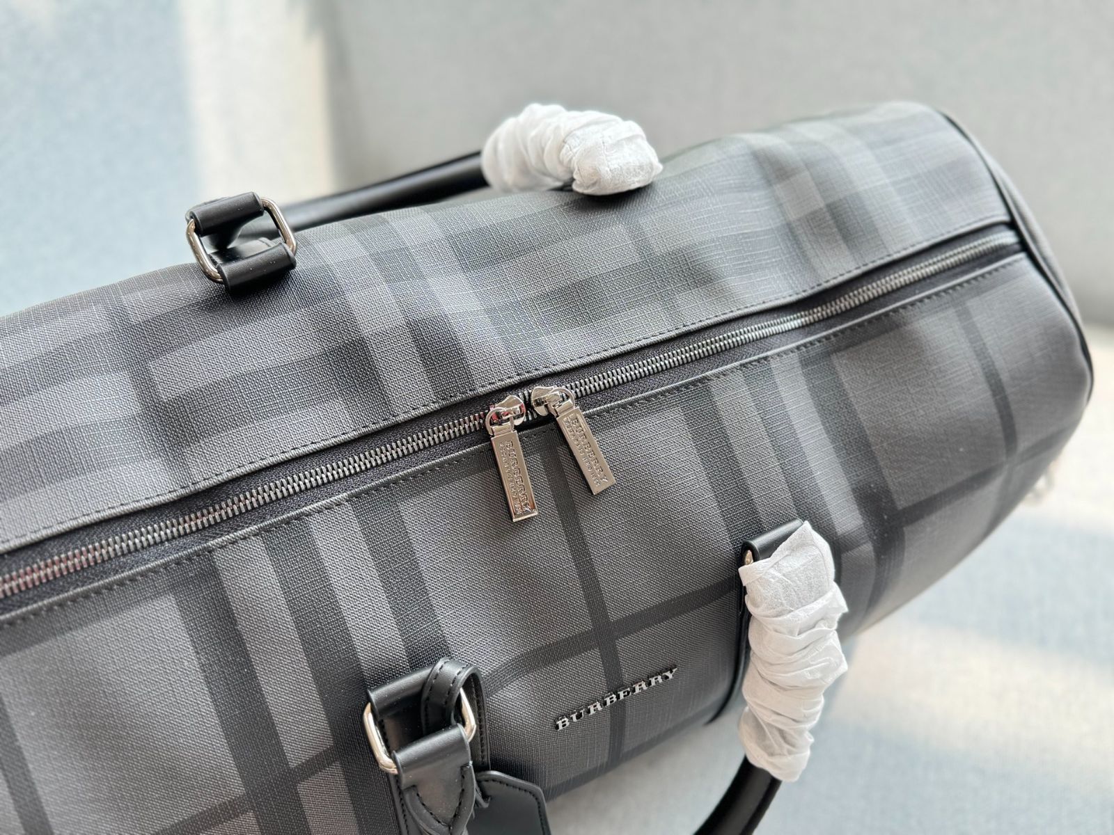 超希少 BURBERRY バーバリー ノバチェック柄 手袋 ファー 超希少