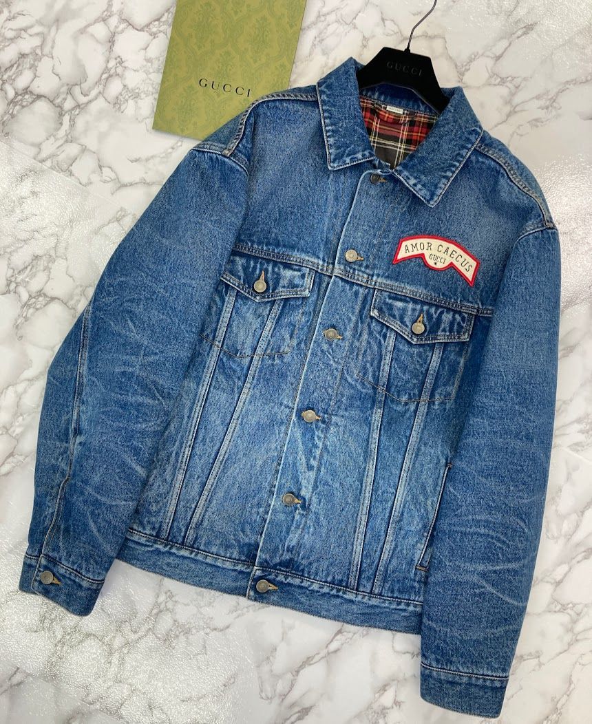 専用ページ 19年 美品 GUCCI グッチ AMOR CAECUS バックロゴ オーバー