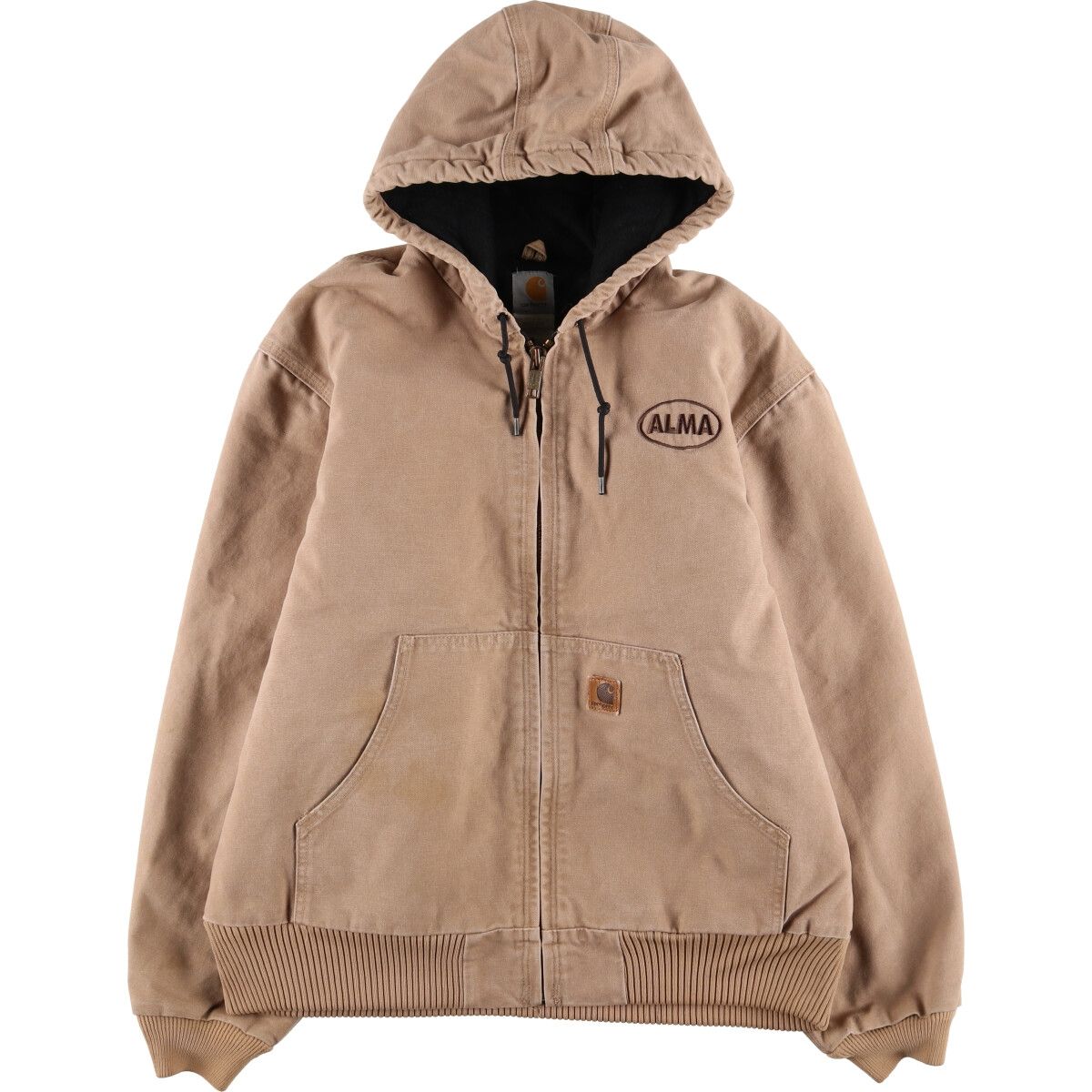 古着 00年代 カーハート Carhartt アクティブジャケット ダックフルジップパーカー メンズL相当/eaa505120