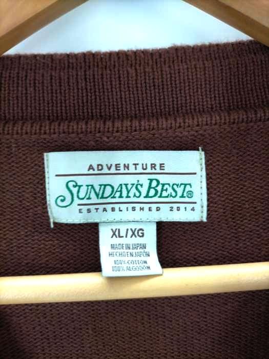 サンデイズビースト SUNDAYS BEST COTTON KNIT CARDIGAN メンズ JPN