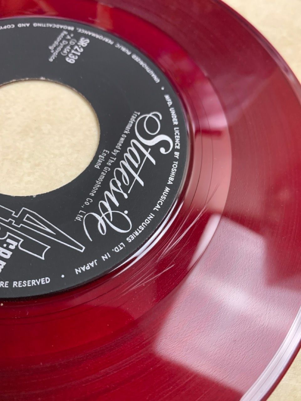 EP 赤盤 BARBARELLA バーバレラ 天使の恋 グリッター・ハウス ボブ