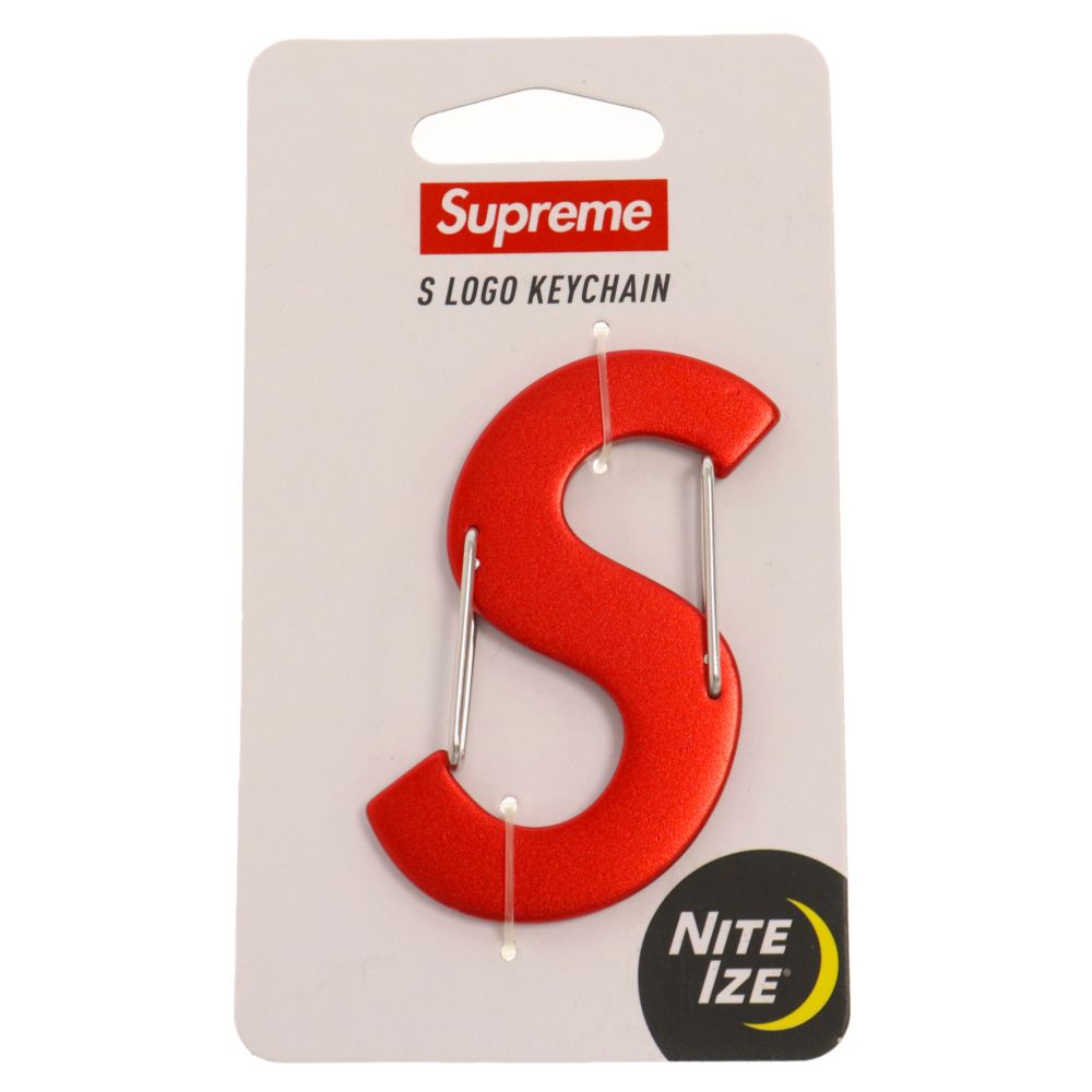 小物 21aw Supreme Nite Ize S Logo Keychain Supreme Nite Ize S Logo Keychain Red FW21 Supreme New York
