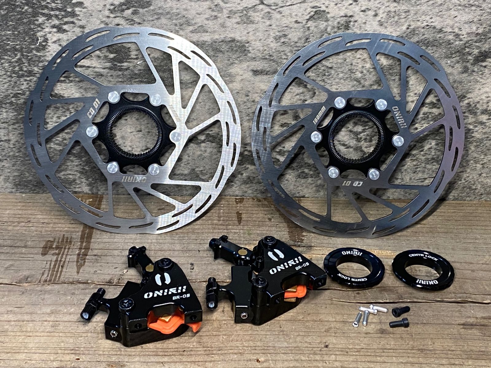 IZ235 ONIRII BR-05 ディスクブレーキキャリパー 前後セット機械式