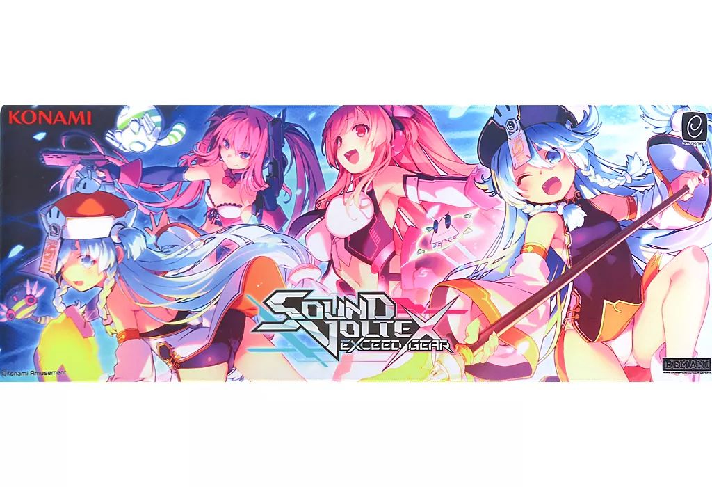 SOUND VOLTEX ビックマウスパッド　開封済み 中古】マウスパッド 集合 ビッグマウスパッド「SOUND VOLTEX EXCEED