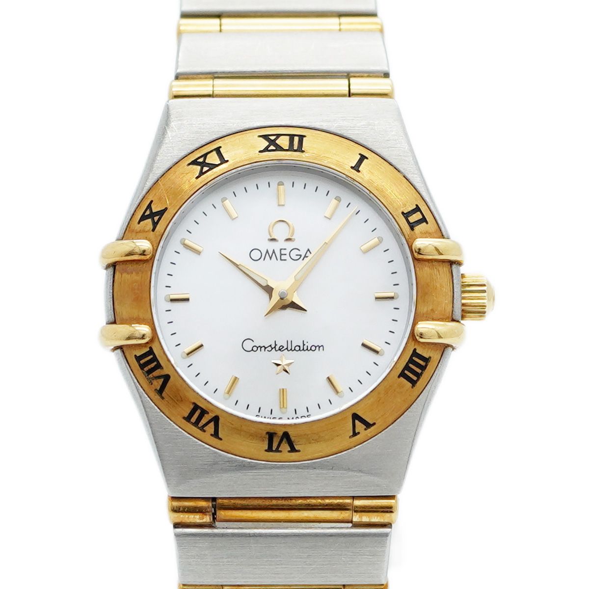 5wwm0201 オメガ コンステレーション 1262.70 白文字盤 腕時計 レディース