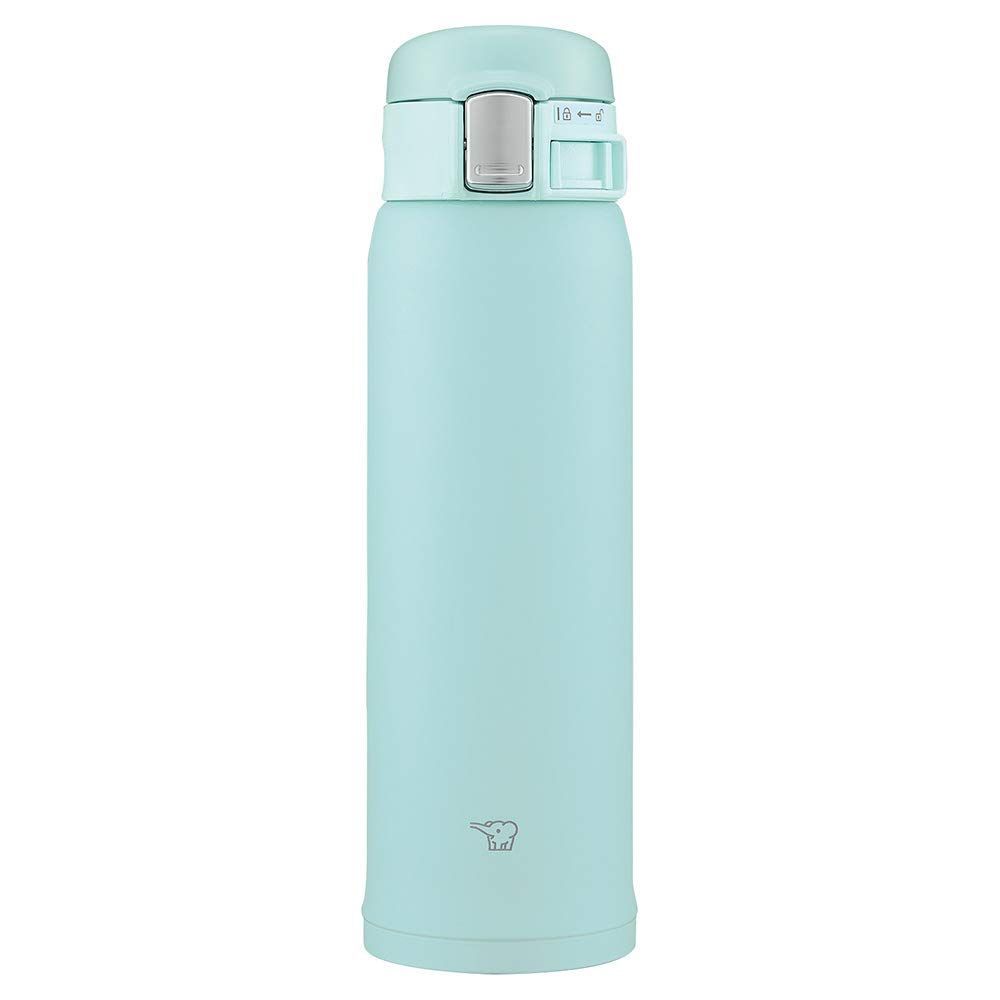 【ワンタッチオープン】 ステンレスマグ 直飲み 480ml 水筒 ミントブルー 象印マホービン(ZOJIRUSHI) SM-SF48-AM
