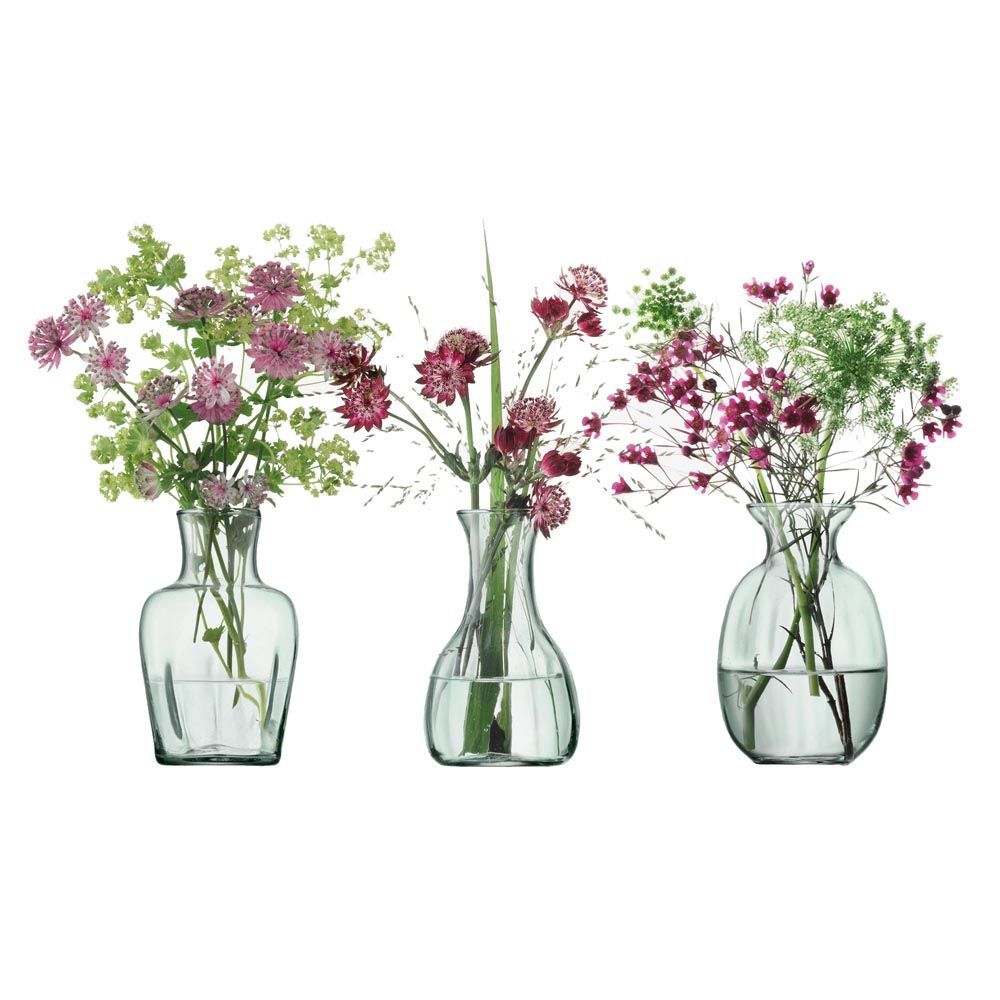 LSA MIA ミア MINI VASE TRIO×3 G1167-03-988 高さ11.5cm 3種セット / エルエスエー 花器 花瓶 フラワーベース