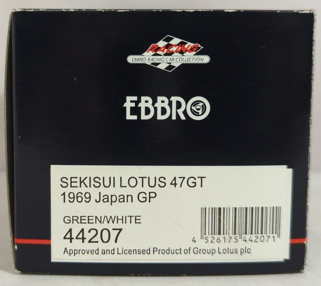 MMP 1/43 EBBRO SEKISUI LOTUS 47GT 1969 JAPAN GP #46 44207 - メルカリ