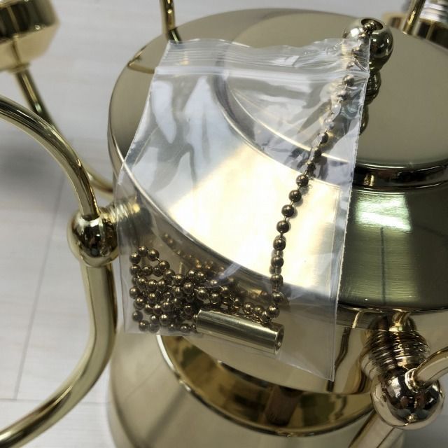 GEM-6934 LEDシャンデリア 5灯 ゴールド 12畳 おしゃれ照明 キシマ