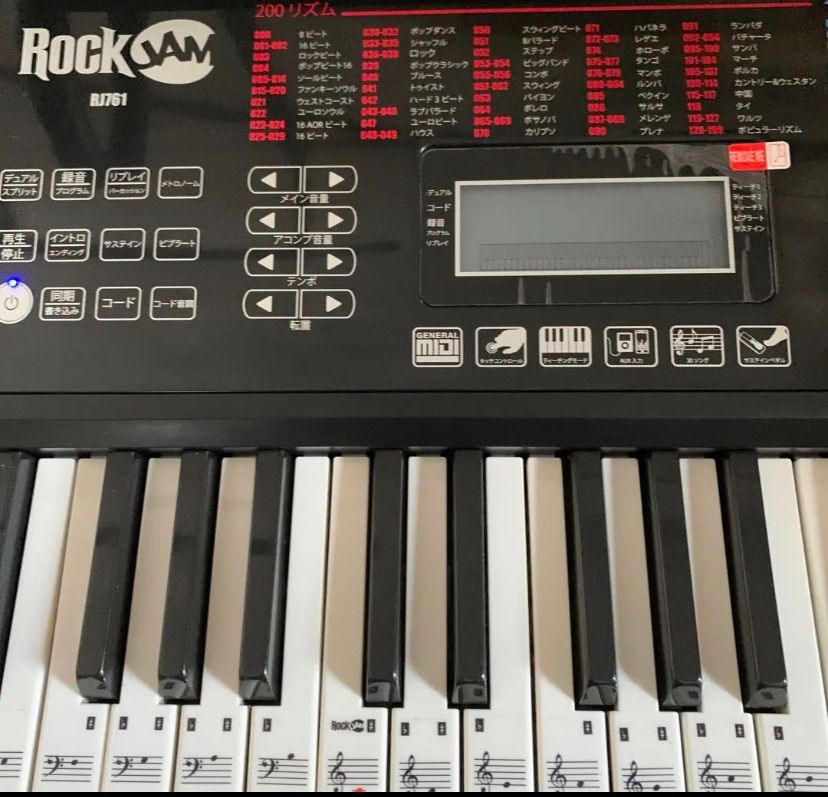 美品 RockJam 電子キーボード 61鍵 初心者セット RJ761-SK-myparla.com