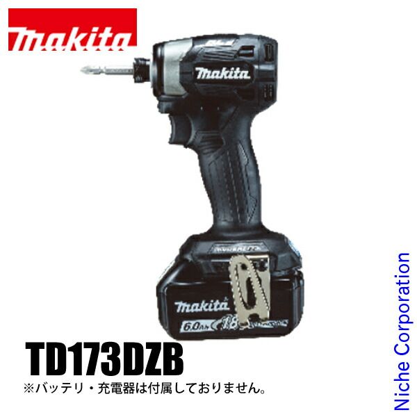 新品】 マキタ 18V 充電式インパクトドライバ 黒 本体のみ 新品】 マキタ 18V 充電式インパクトドライバ 黒 本体のみ