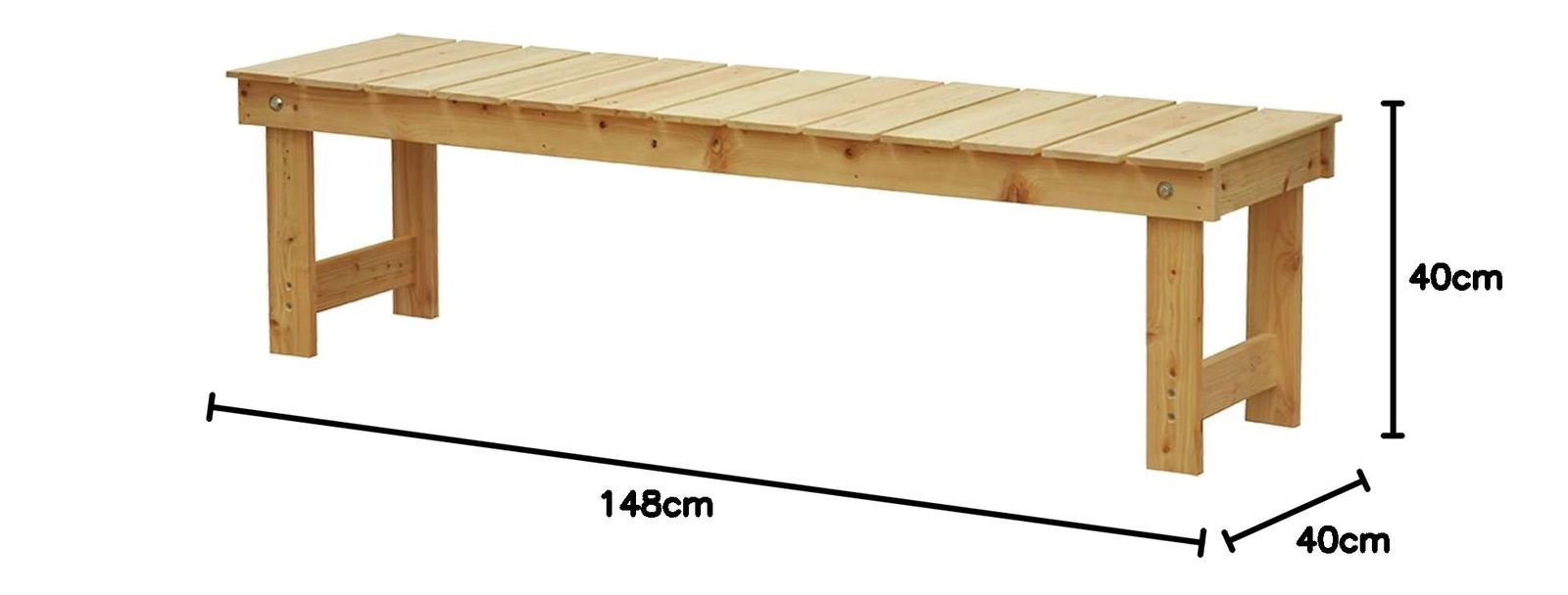 NHE-150 NA 無塗装 エイアイテック AITECH 国産桧縁台150幅 MARWIL-DEMENAGEMENTS_CH