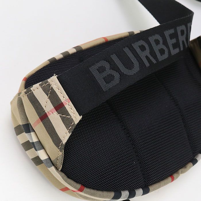 バーバリー BURBERRY ボディバッグ ヴィンテージチェック ベージュ