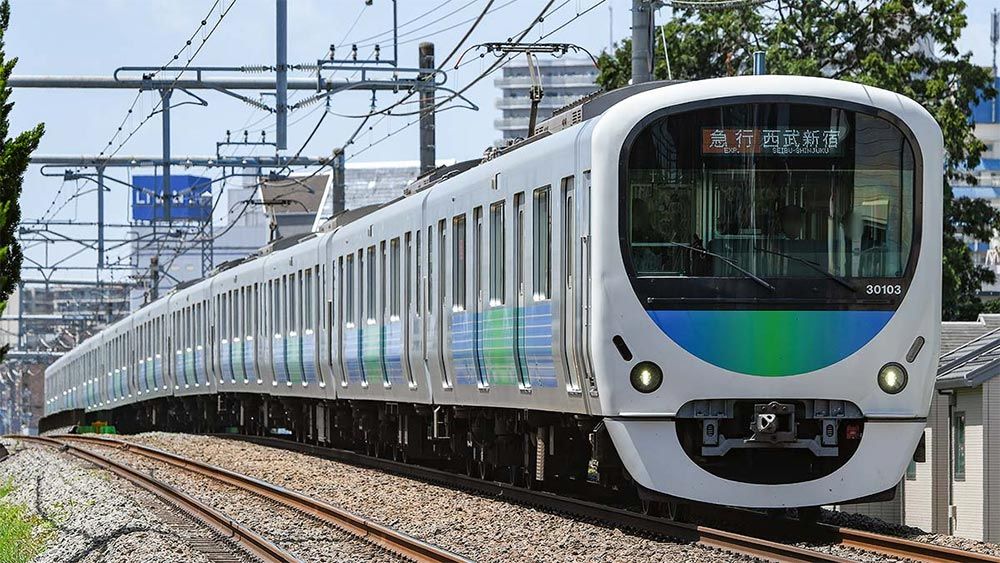 新製品 9月発売 西武30000系 新宿線 前面ロゴ無し 車番選択式 基本4両編成セット 動力付き グリーンマックス 32063 鉄道模型 Nゲージ グリーンマックス