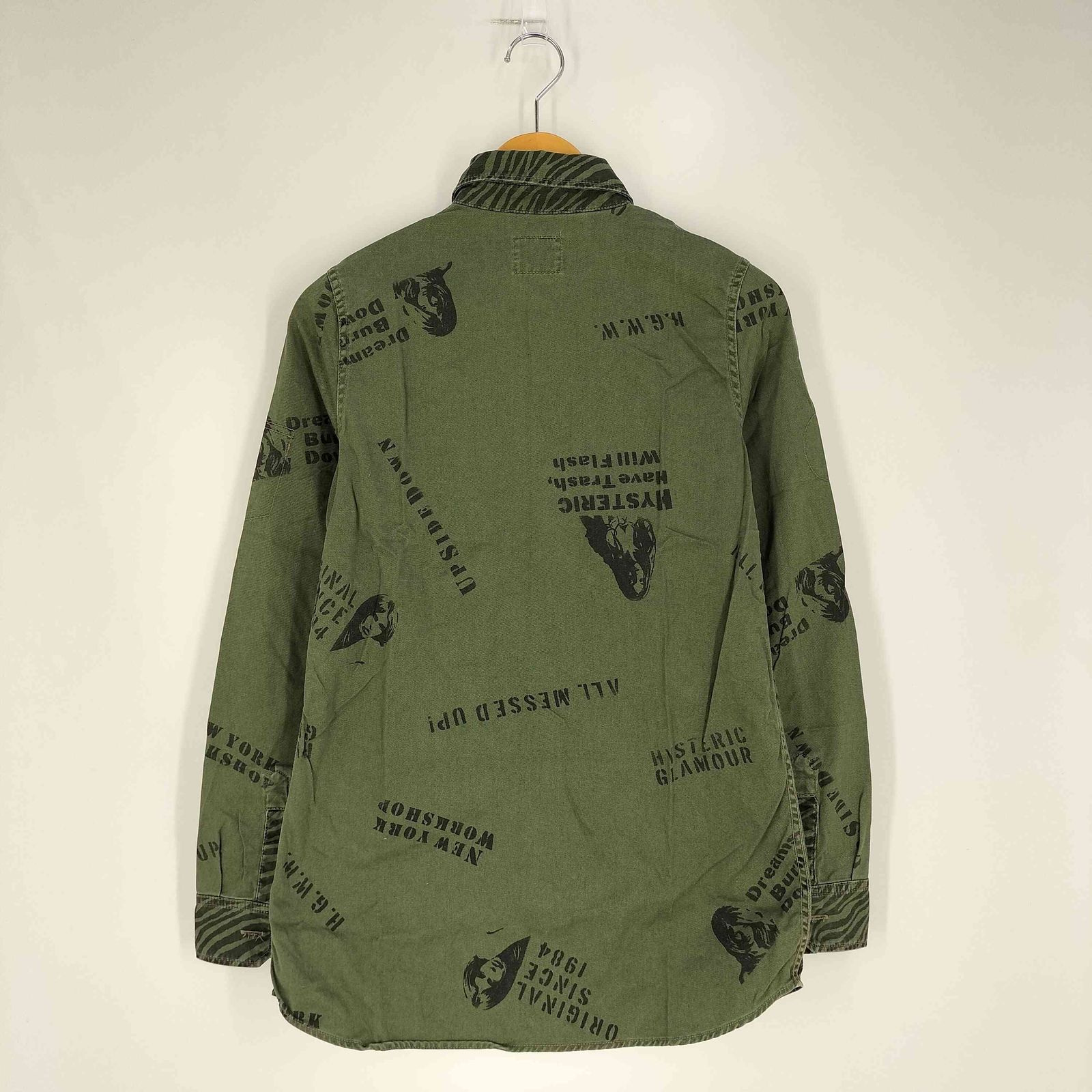 ヒステリックグラマー　ミリタリーシャツ HYSTERIC GLAMOUR ヒステリックグラマー ミリタリーシャツ