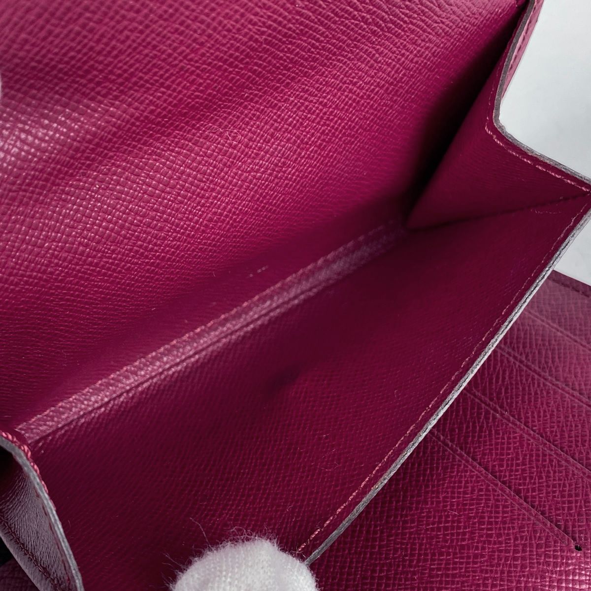 美品 LOUIS VUITTON ルイヴィトン エピ 折り財布 ブラウン 微美品