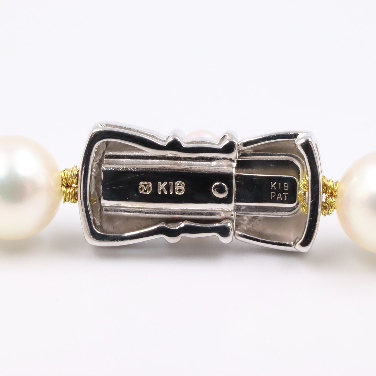 ミキモト MIKIMOTO ネックレス パール ネックレス 首回り43cm